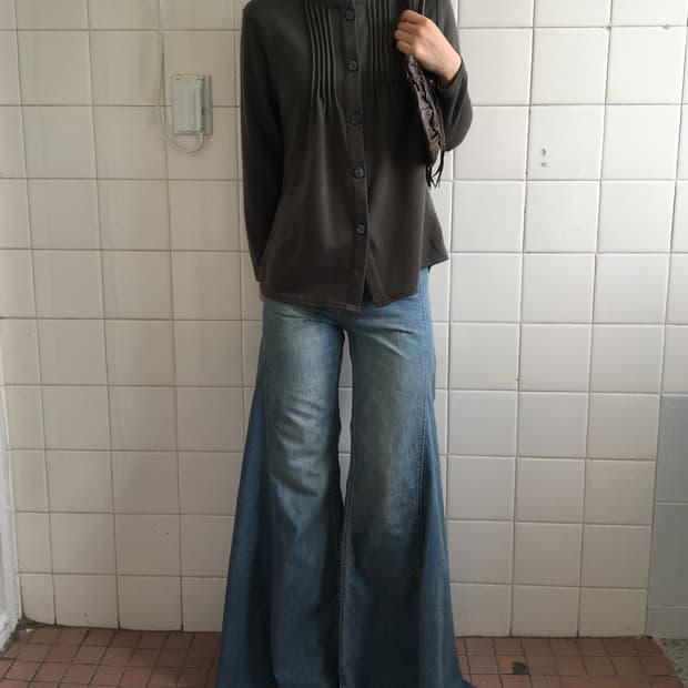 Cotton button cardigan