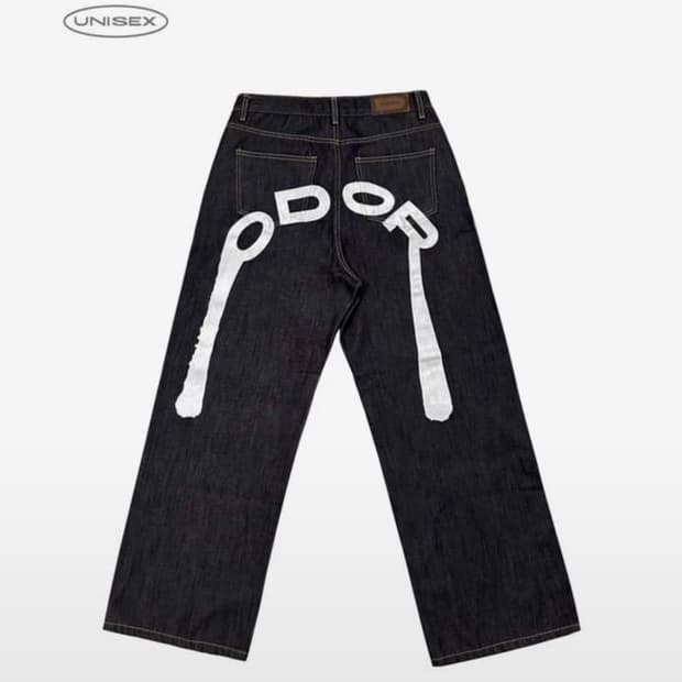 오도어 로고 드랍 팬츠 1사이즈