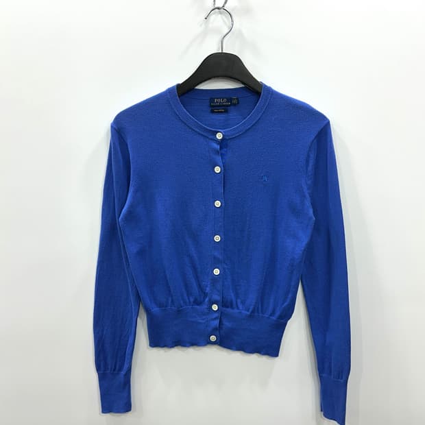 폴로 랄프로렌 코튼 크루넥 가디건 S