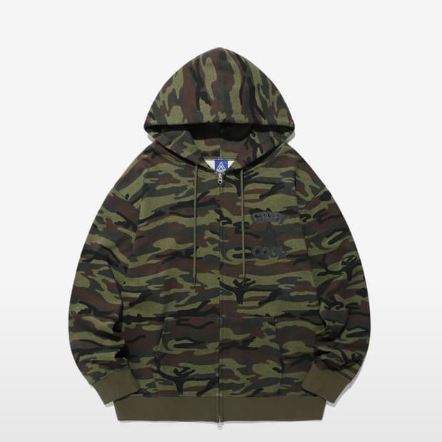이스트쿤스트 G&C HOOD ZIP UP_CAMO 