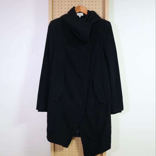 Helmut Lang Draped Collar Coat