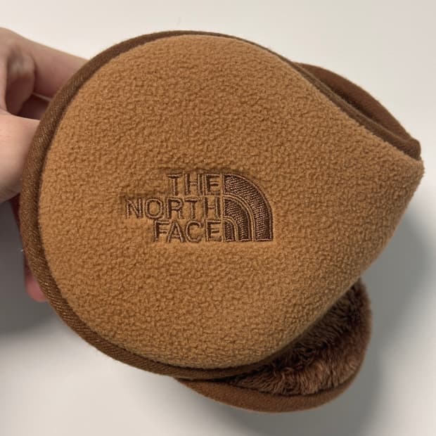 노스페이스 귀마개 화이트라벨 이어머프 카멜색