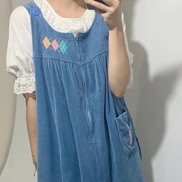 빈티지 골덴 원피스