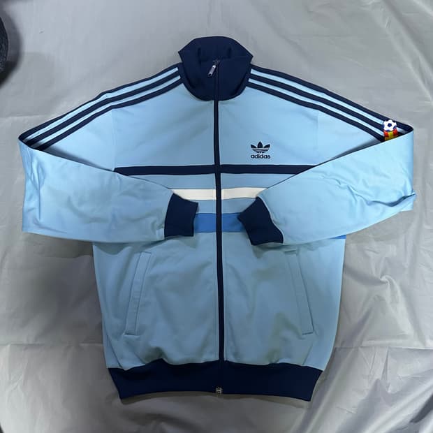 아디다스 에스파냐 저지 져지 축구 빈티지 Y2K 하늘색 양산형