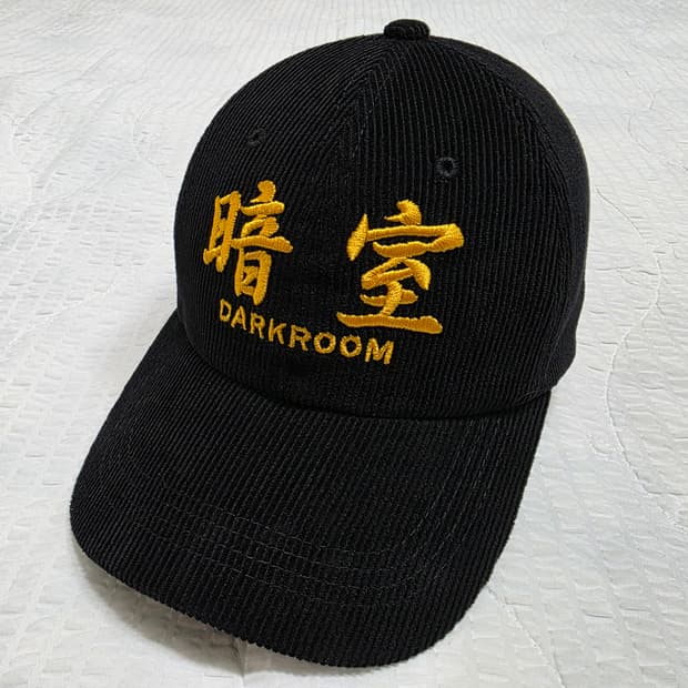 다크룸 시바스리갈 한정판 새상품 코듀로이 모자 볼캡 암실 Darkroom
