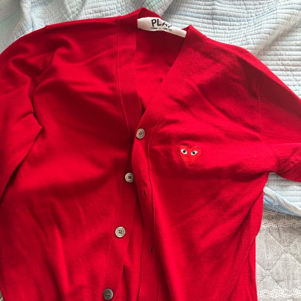 꼼데가르송 가디건 L