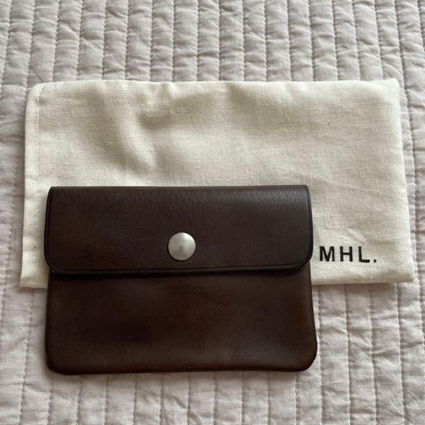 Margaret Howell brown leather wallet 