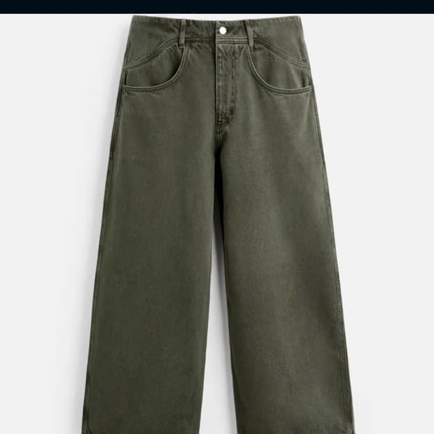 자라 나누시카 와이드 레그 진 40