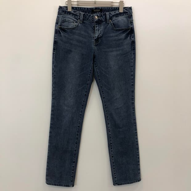 게스 레더패치 청바지 30-31 인치