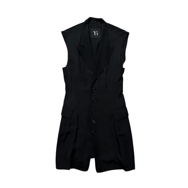 90s Y’s 요지야마모토 테일러드 롱 베스트