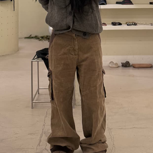 에드윈 코듀로이 카고 디테일 팬츠 U671