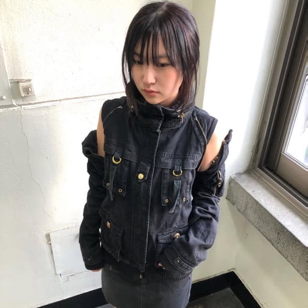 파우닝 133 빈티지 리즈리사 지퍼 자켓