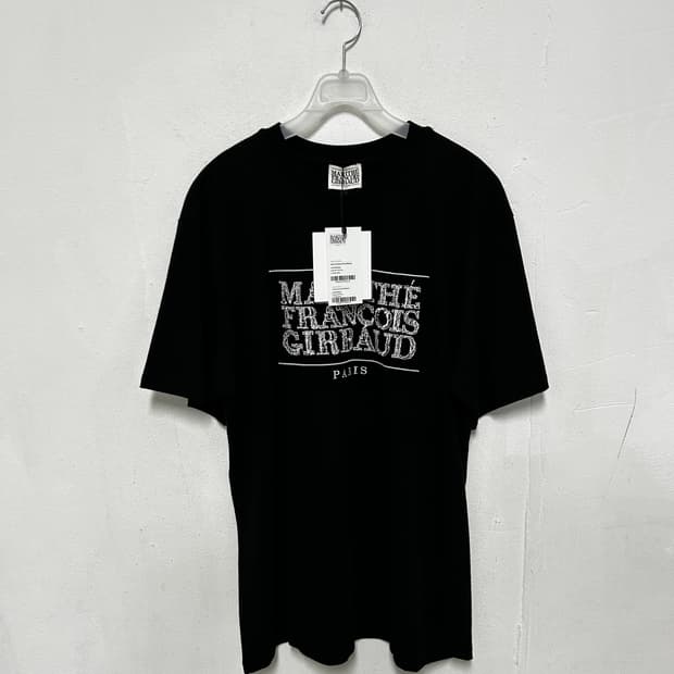 새상품) 마리떼 프랑소와 저버 블랙 반팔티셔츠