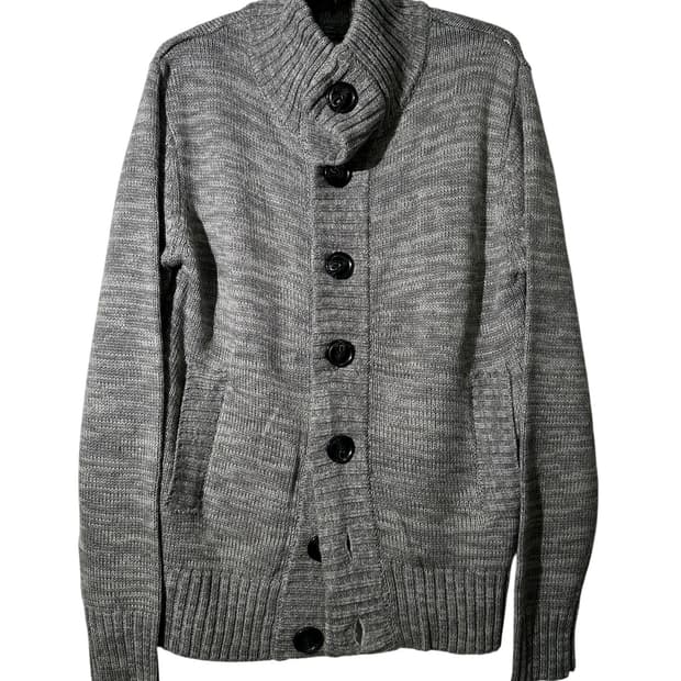 bling leads 니트 블루종 자켓