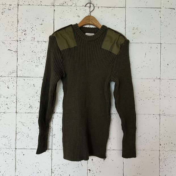 100 영국군 군용 밀리터리 니트