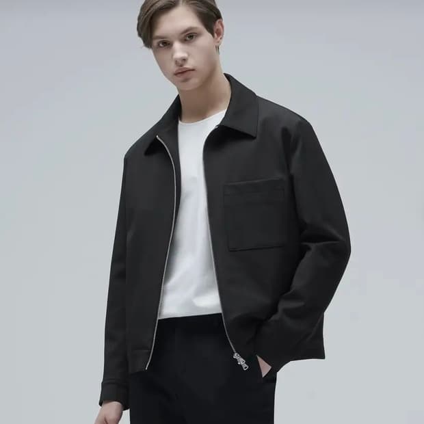 무신사 간절기 집업자켓 남자100