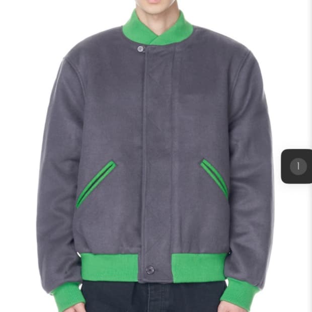 팝 트레이딩 컴퍼니 바시티 자켓