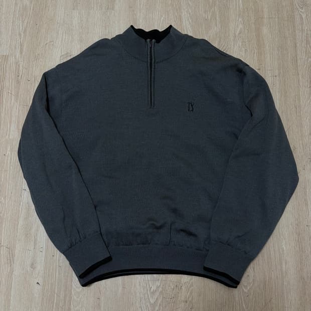 PGA 남성 골프웨어 반집업 방풍 니트 XL/105 