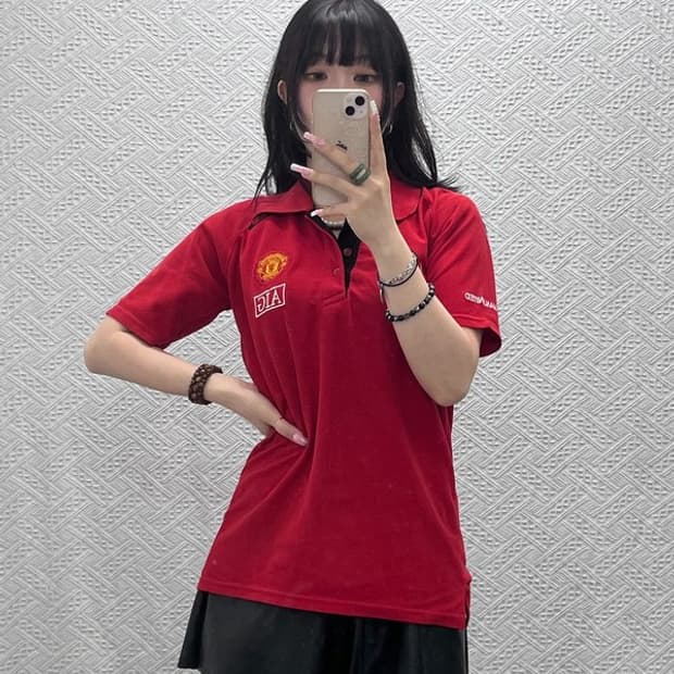 나이키 맨체스터 유나이티드 캐주얼 스포티 반팔 카라티 M C12234