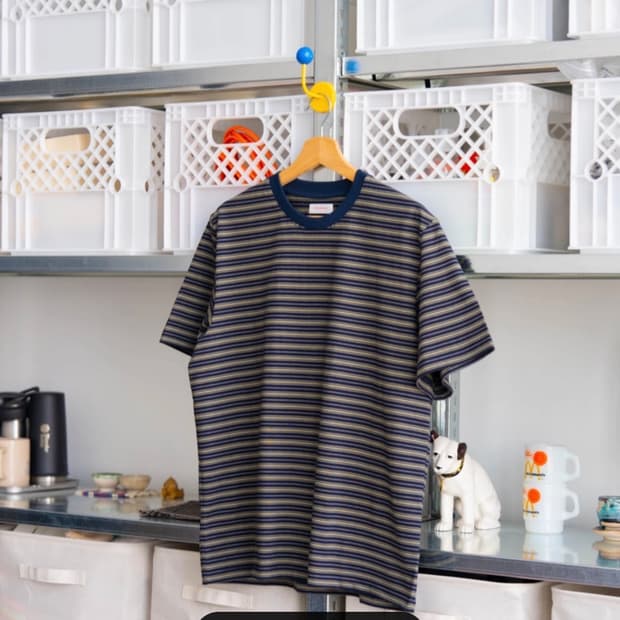에브리원 Stripe S/S Tee (Cabin)