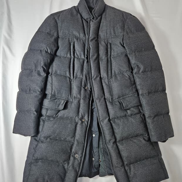 TIME 타임옴므 남성 구스다운 패딩코트 자켓 100 솔리드옴므