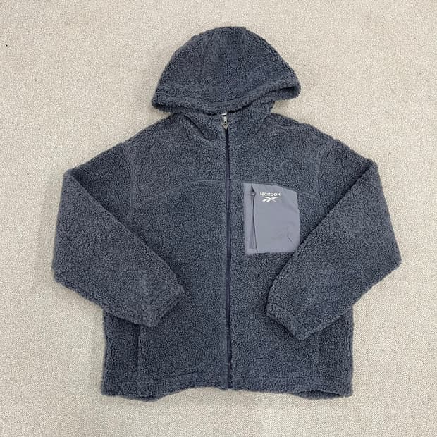 L 리복 플리스 후드 집업 자켓 0127M2