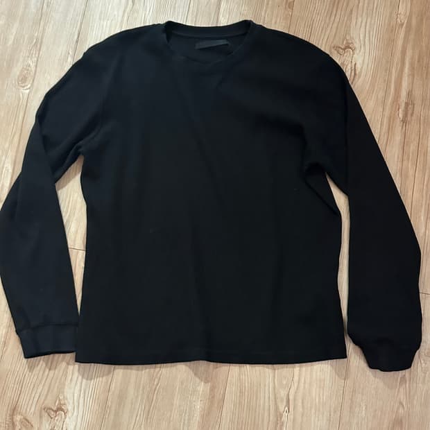 htae 90s Thermal Raven Black Soft Shirts