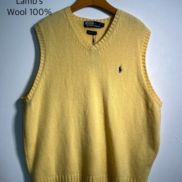 Polo Lambs wool 100% 폴로 램스울100% 베스트L