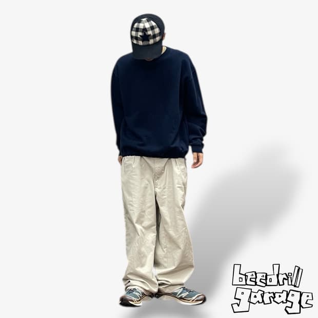 유니폼브릿지 베이직 스웻셔츠 네이비