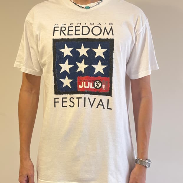90s USA FREEDOM 빈티지 티셔츠