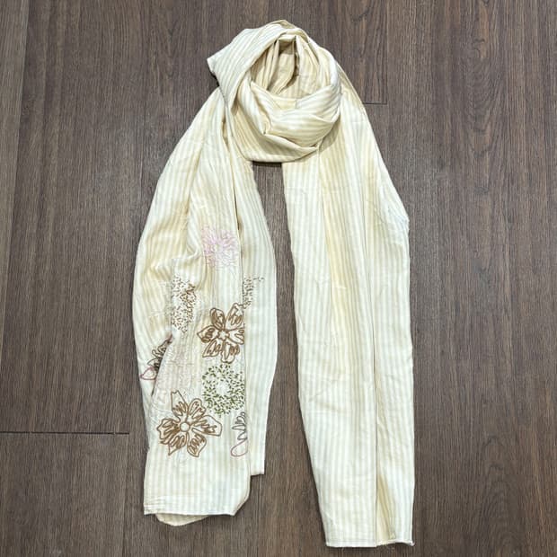Napapijri Botanical Embroidery Scarf