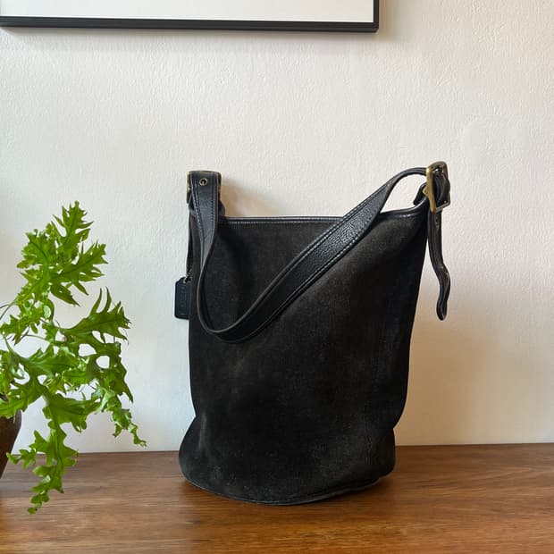 Old Coach Suede Berkeley Bag 