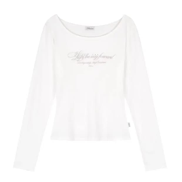 kleesier kleen top white 긴팔 새제품