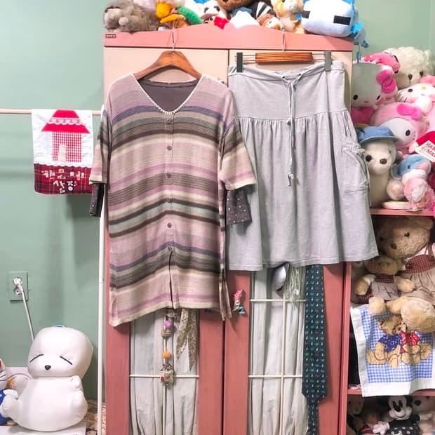 카모메산장 무지개떡코디세트