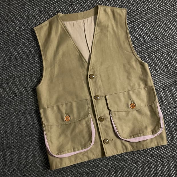 이치타임 아메카지 포켓 워크 베스트y 3162