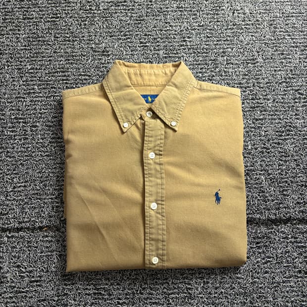 폴로 랄프로렌 커스텀핏 가먼트 다이 옥스포트 셔츠 2640