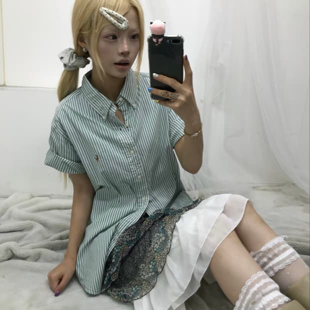 폴로 민트 녹차맛 코디set