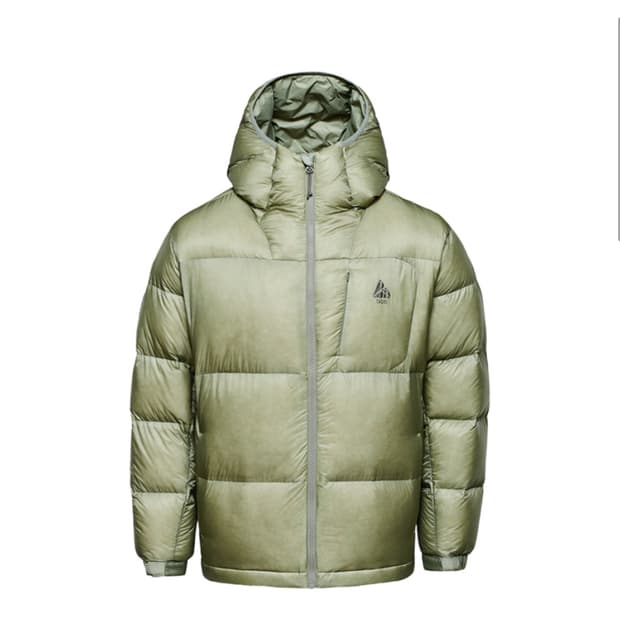 블랙야크 BCC 퀄티드 다운 자켓 패딩 카키