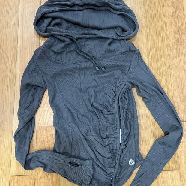 코이세이오 SHIRRING HOOK HOODIE CHARCOAL