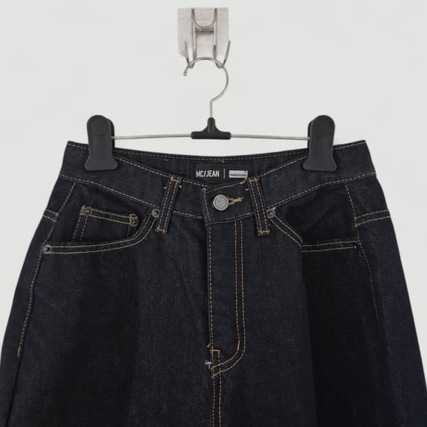 밀리언코르 빈티지 와이드 데님청바지 셀비지 Women