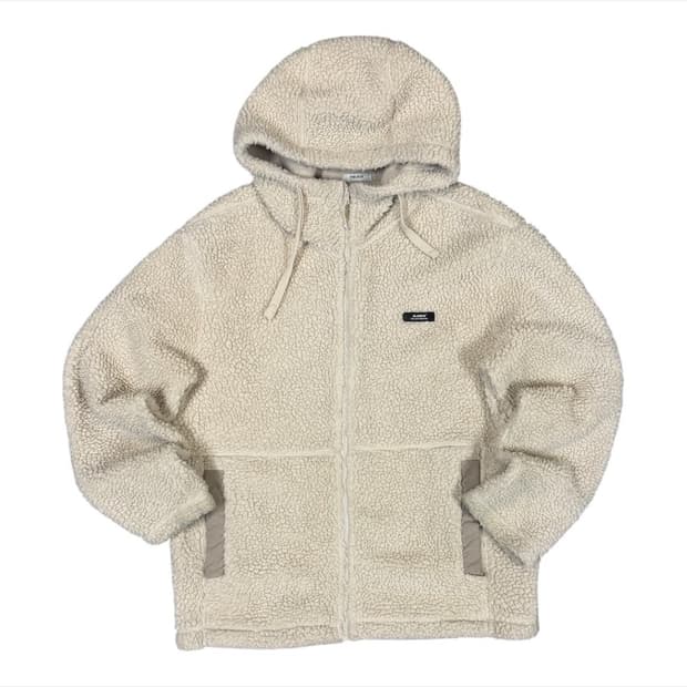 (바배) 폴햄 뽀글이 플리스 후드 집업