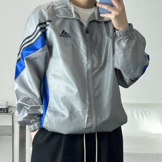 아디다스 올드스쿨 바람막이 자켓