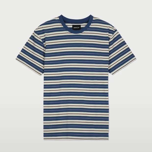 100 L) 하울린 HOWLIN' 스트라이프 반팔 티셔츠