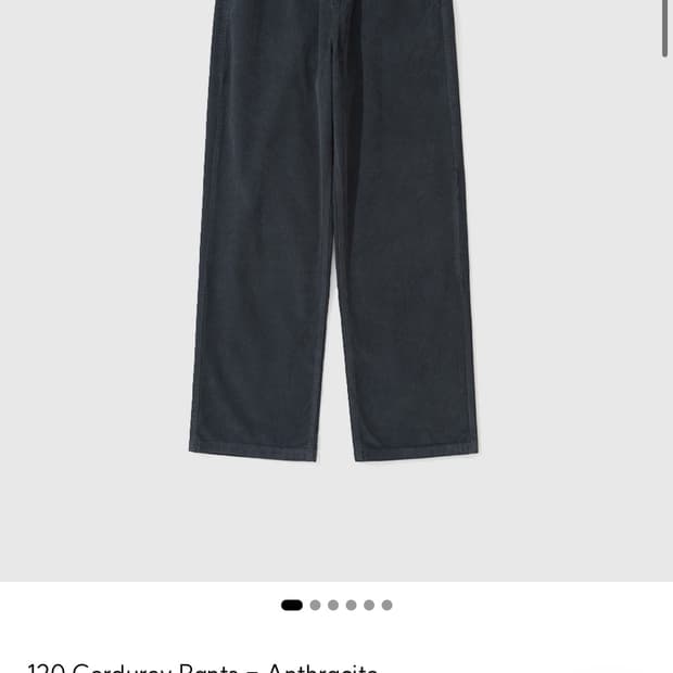 마이라이브러리 120 코듀로이 팬츠 팝니디