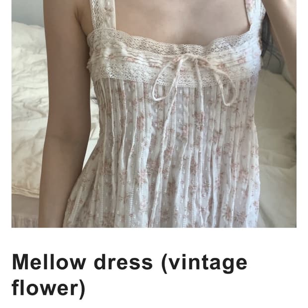 핑스 멜로우 드레스 Mellow dress (vintage flower)