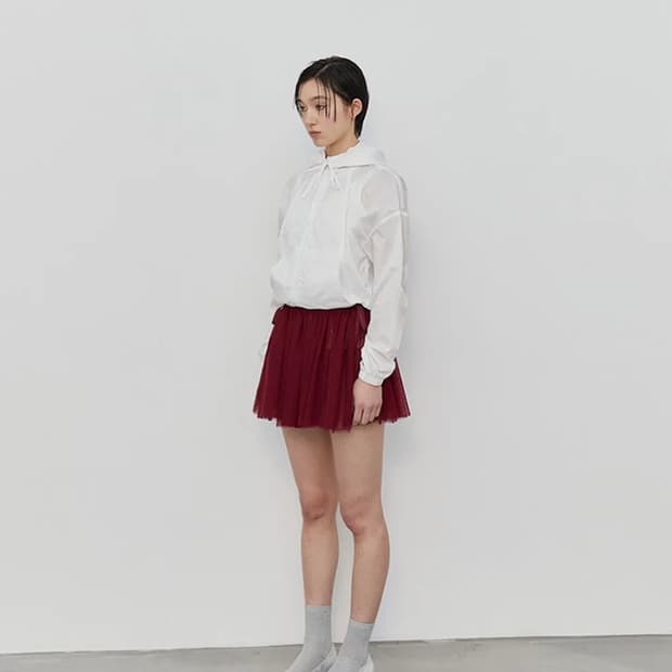 버뮬라 글로시 후드 아노락