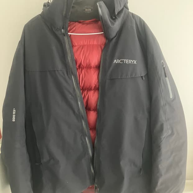 아크테릭스 마카이 자켓 고어택스 다운패딩 m 
