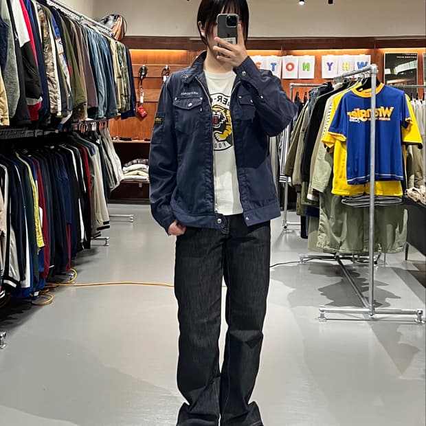 빈티지 메카닉 워크 자켓