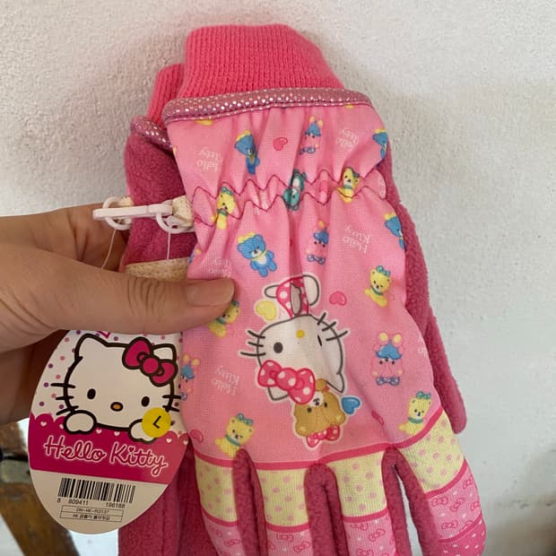 헬로키티 장갑 새상품 라지