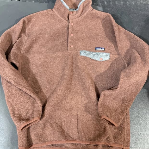 90s 멕시코 파타고니아 신칠라 스냅-T 브라운